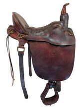 17.5Inch Used Tucker River Plantation Trail Saddle Medium Tree 136