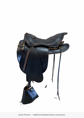 17.5Inch Used Tucker Trooper Endurance Saddle Medium Tree 138