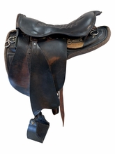 17.5Inch Used Tucker Trooper Trail Saddle Medium Trail 138