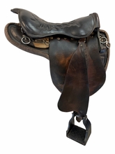 17.5Inch Used Tucker Trooper Trail Saddle Medium Trail 138