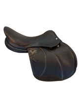 17.5Inch Used Voltaire Design Jumping Saddle Medium Tree Stuttgart