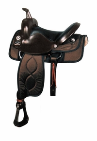 17" Big Horn Flex Synthetic Trail Saddle 299