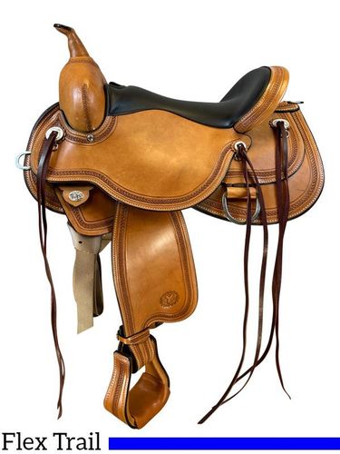 18 inch Circle Y Pioneer Flex2 Pleasure Trail Saddle 1665 SAVE $269 CLEARANCE
