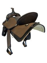 17 Inch Used Abetta Cordura Trail Saddle Wide Tree 20516