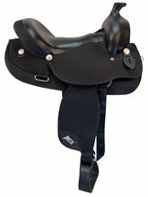 17 Inch Used Abetta Cordura Trail Saddle X Wide Draft Tree 20552