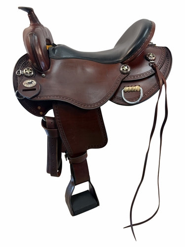 17 Inch Used Bar J Trail Saddle Extra Wide Tree