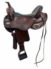 17 Inch Used Bar J Trail Saddle Extra Wide Tree