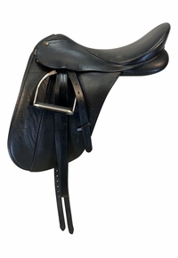 17 Inch Used Bates Dressage Saddle Caprilli