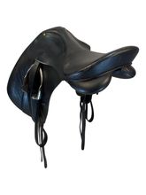 17 Inch Used Bates Dressage Saddle Medium Tree Caprilli