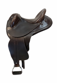 17 Inch Used Bates Kimberley HB Classic Stock Saddle Wide Tree