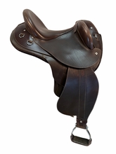 SOLD 2026/09/05 17 Inch Used Bates Kimberley HB Classic Stock Saddle Wide Tree