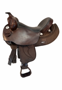 17 Inch Used Big Horn Cordura Trail Saddle 277