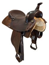 SOLD 2025/09/21  17 Inch Used Big Horn Cordura Trail Saddle 278