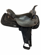 17 Inch Used Big Horn Cordura Trail Saddle Medium Tree 175