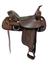17 Inch Used Big Horn Cordura Trail Saddle Wide Tree 299