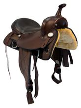 17 Inch Used Big Horn Cordura Trail Saddle Wide Tree 299