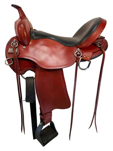 SOLD 2025/09/08  17 Inch Used Big Horn Custom Light Flex Trail Saddle 810
