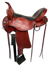 SOLD 2025/09/08  17 Inch Used Big Horn Custom Light Flex Trail Saddle 810