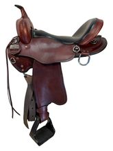 17 Inch Used Big Horn Custom Light Flex Trail Saddle Wide Tree 810