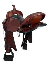 17 Inch Used Big Horn Custom Light Flex Trail Saddle Wide Tree 810