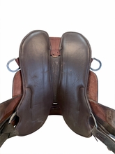 17 Inch Used Big Horn Custom Light Trail Saddle Medium Tree 811