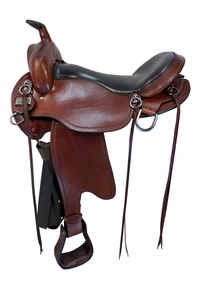 17 Inch Used Big Horn Custom Lite Flex Saddle Wide Gaited Tree 815
