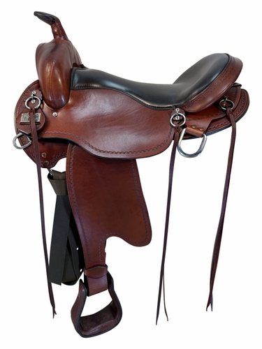 SOLD 2026/08/22 17 Inch Used Big Horn Custom Lite Flex Saddle Wide Gaited Tree 815