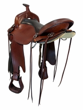 SOLD 2026/08/22 17 Inch Used Big Horn Custom Lite Flex Saddle Wide Gaited Tree 815