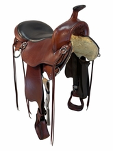 SOLD 2026/08/22 17 Inch Used Big Horn Custom Lite Flex Saddle Wide Gaited Tree 815