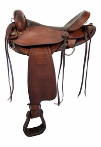 17 Inch Used Big Horn Endurance Saddle 804