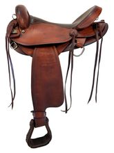 17 Inch Used Big Horn Endurance Saddle 804
