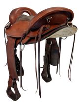 17 Inch Used Big Horn Endurance Saddle 804