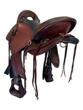 17 Inch Used Big Horn Endurance Saddle Medium Tree 809