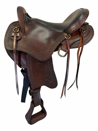 17 Inch Used Big Horn Endurance Saddle Medium Tree 809