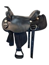 17 Inch Used Big Horn Gaited Cordura Trail Saddle 303