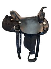 17 Inch Used Big Horn Gaited Cordura Trail Saddle 303