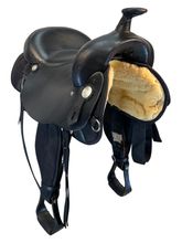 17 Inch Used Big Horn Gaited Cordura Trail Saddle 303