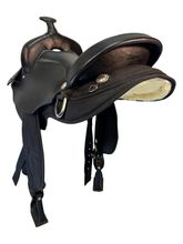 17 Inch Used Big Horn Gaited Cordura Trail Saddle 310