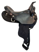 17 Inch Used Big Horn Gaited Cordura Trail Saddle 310