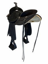 17 Inch Used Big Horn Gaited Cordura Trail Saddle Wide Tree 606