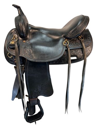 17 Inch Used Big Horn Gaited Walking Horse Trail Saddle 1701