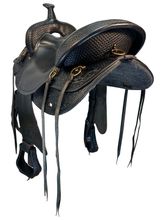 17 Inch Used Big Horn Gaited Walking Horse Trail Saddle 1701