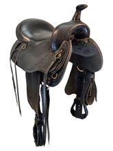 17 Inch Used Big Horn Gaited Walking Horse Trail Saddle 1701