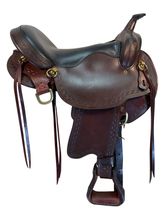 17 Inch Used Big Horn Indinity Trail Saddle Wide Tree 1639