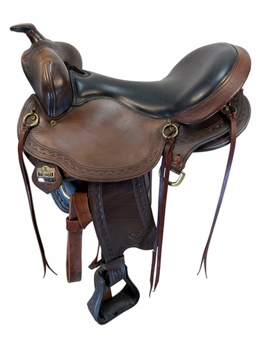 17 Inch Used Big Horn Infinity Gaited Trail Saddle Medium Tree 1645