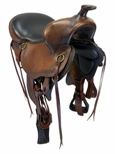 17 Inch Used Big Horn Infinity Gaited Trail Saddle Medium Tree 1645