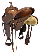 17 Inch Used Big Horn Lady Light Weight Cordura Trail Saddle 323