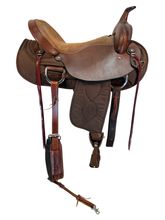 17 Inch Used Big Horn Lady Light Weight Cordura Trail Saddle 323