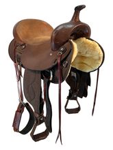 17 Inch Used Big Horn Lady Light Weight Cordura Trail Saddle 323