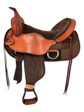 17 Inch Used Big Horn Lady Light Weight Cordura Trail Saddle 327